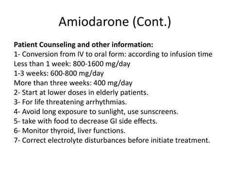 Amiodarone (Oral Route) Proper Use .